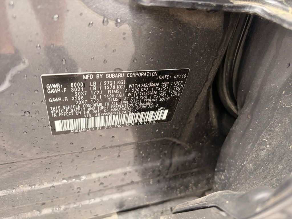 2020 Subaru Ascent Touring