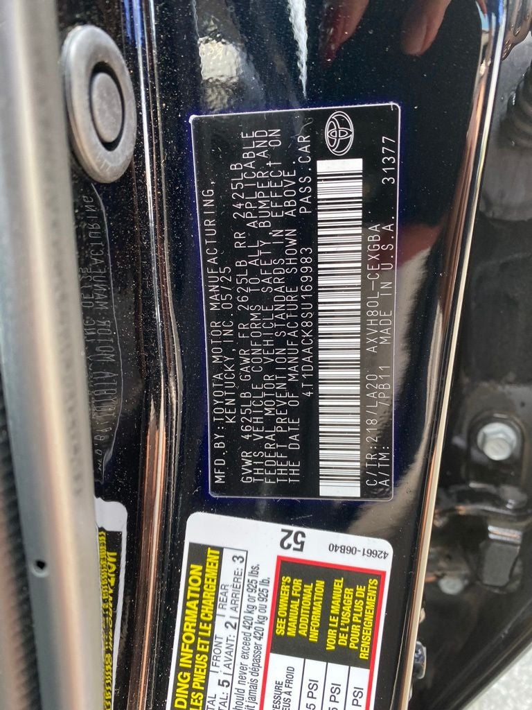 2025 Toyota Camry XLE