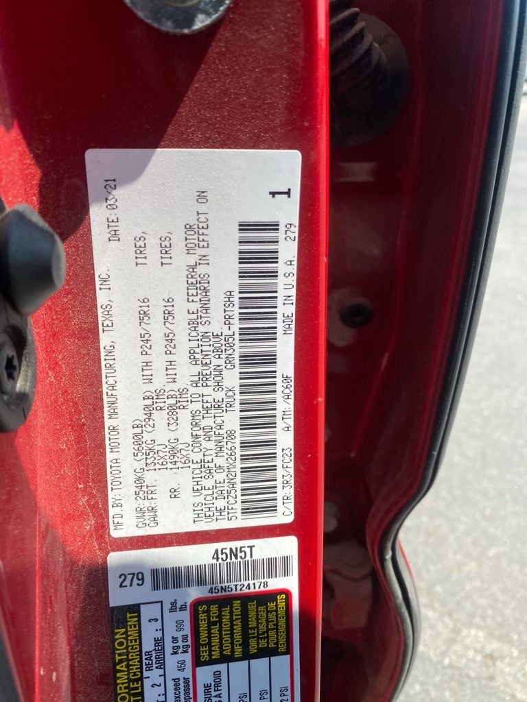 2021 Toyota Tacoma SR5 V6