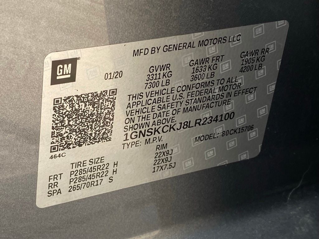 2020 Chevrolet Tahoe Premier
