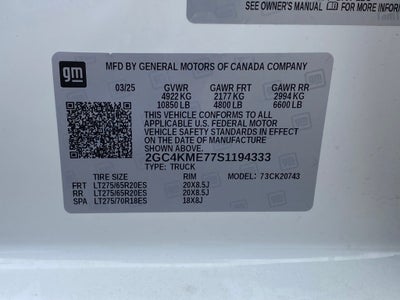 2025 Chevrolet Silverado 2500HD Custom