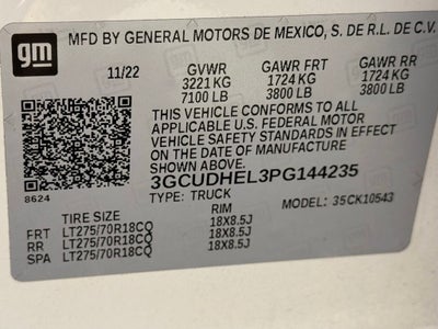 2023 Chevrolet Silverado 1500 ZR2
