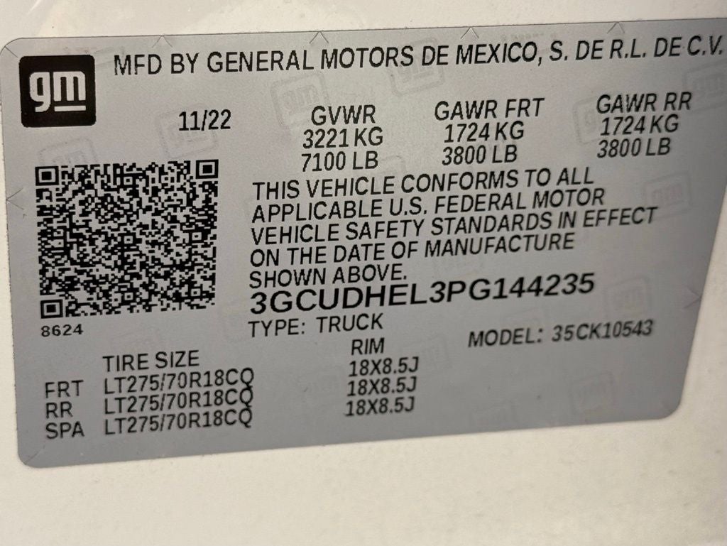 2023 Chevrolet Silverado 1500 ZR2
