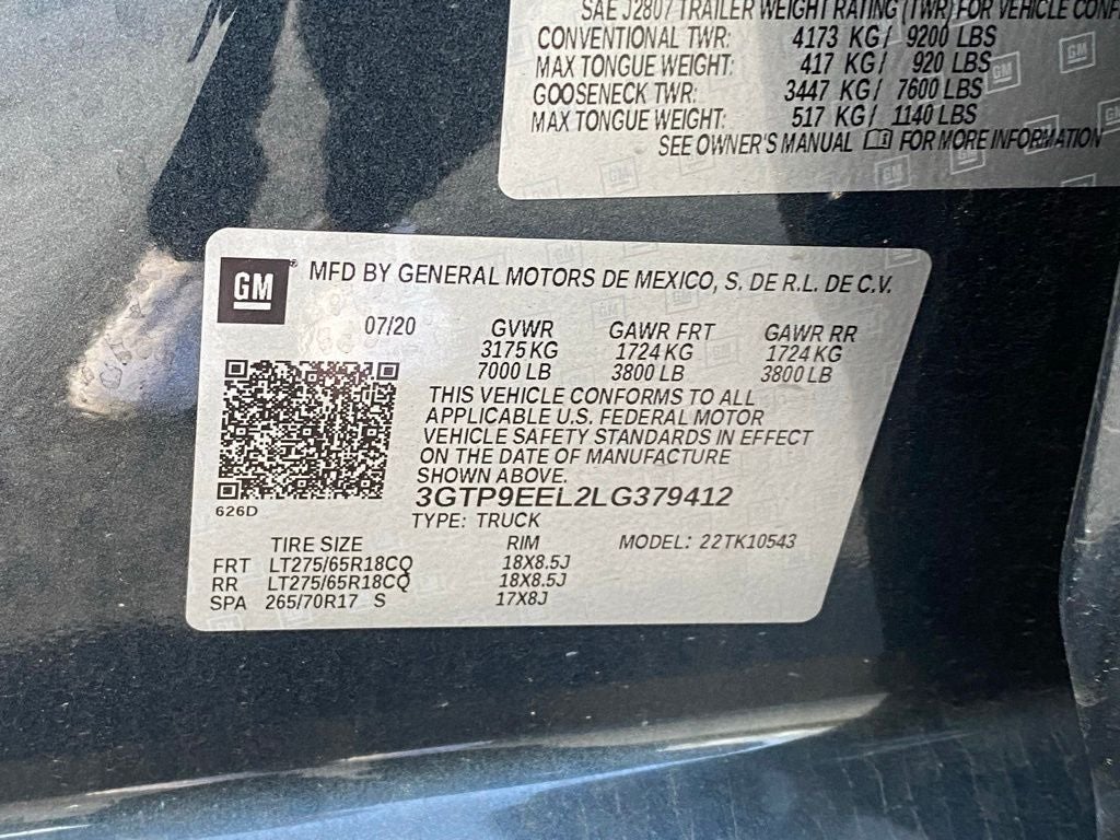 2020 GMC Sierra 1500 AT4