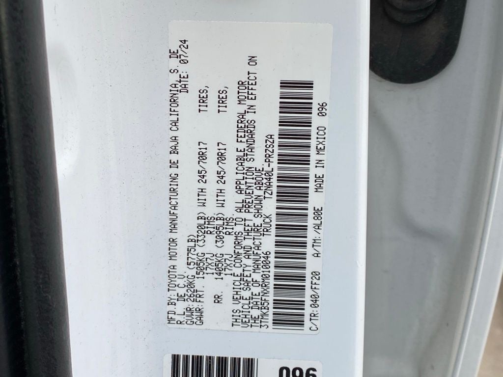 2024 Toyota Tacoma SR5