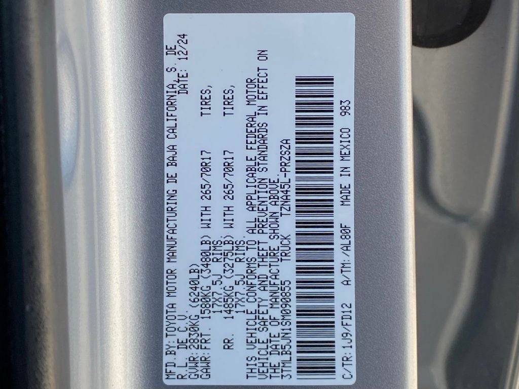 2025 Toyota Tacoma TRD Off-Road