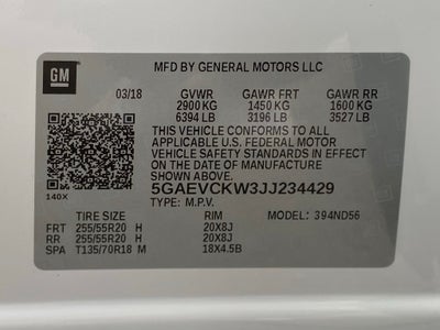 2018 Buick Enclave Avenir AWD CLEAN CARFAX