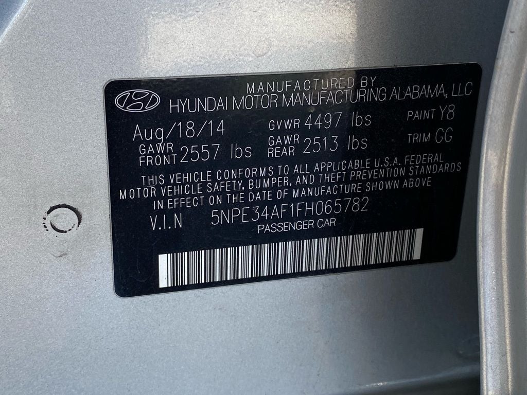 2015 Hyundai Sonata Limited