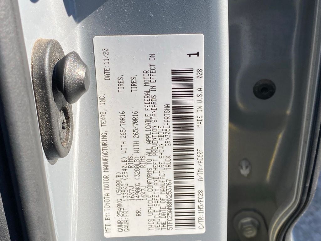 2021 Toyota Tacoma SR5 V6
