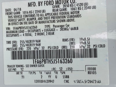 2018 Ford Mustang EcoBoost