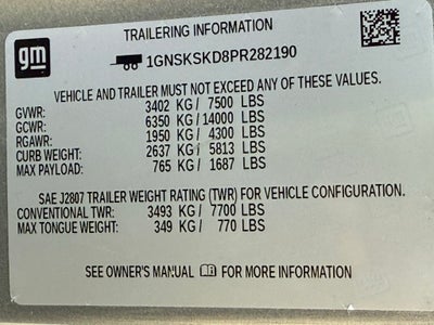 2023 Chevrolet Tahoe Premier FULL SIZE LUXURY
