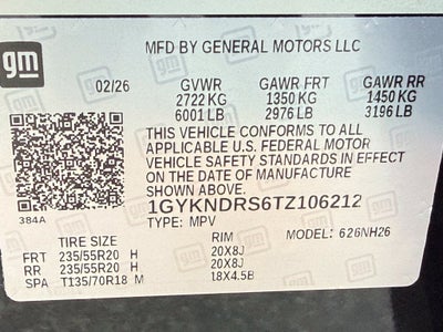 2026 Cadillac XT5 Premium Luxury - AWD / SUNROOF / ONE OWNER