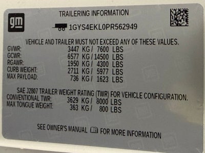 2023 Cadillac Escalade Sport