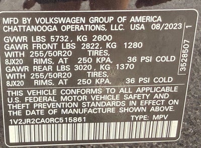 2024 Volkswagen Atlas 2.0T SE w/Technology