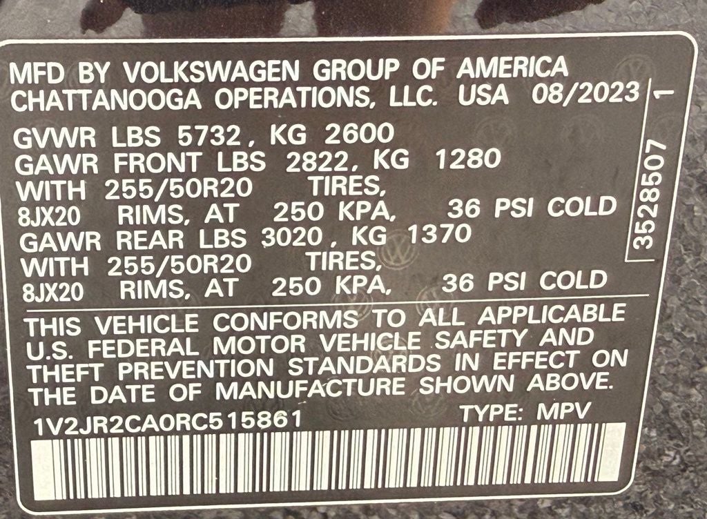 2024 Volkswagen Atlas 2.0T SE w/Technology