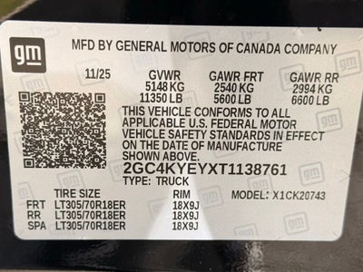 2026 Chevrolet Silverado 2500HD ZR2