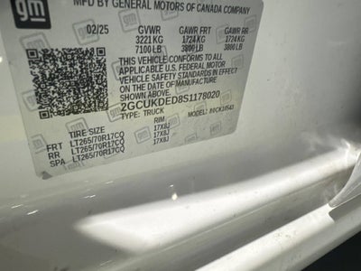 2025 Chevrolet Silverado 1500 LT - 4WD / LIFTED! / CLEAN CARFAX