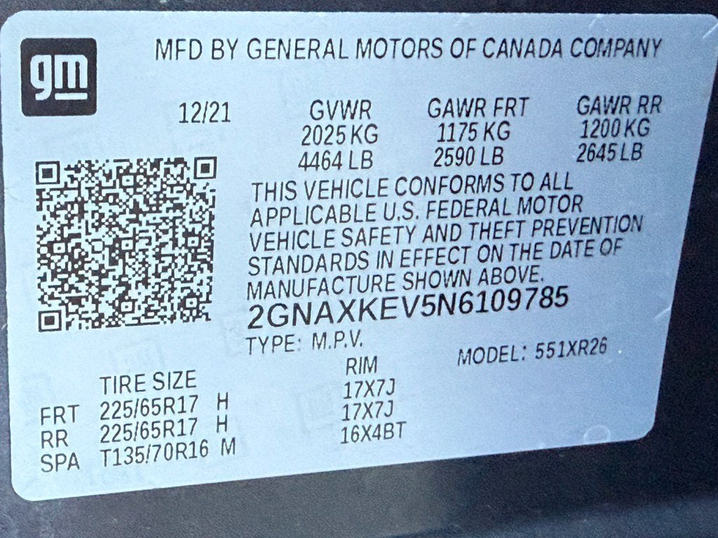 2022 Chevrolet Equinox LT - CLEAN CARFAX
