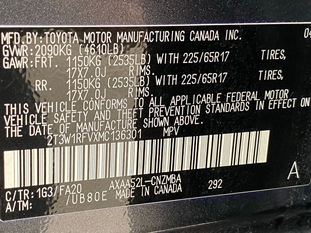 2021 Toyota RAV4 XLE