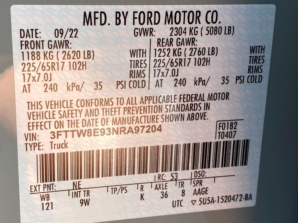 2022 Ford Maverick XL CLEAN