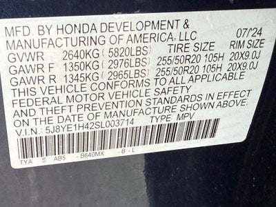 2025 Acura MDX Technology Package SH-AWD | PANORAMIC SUNROOF