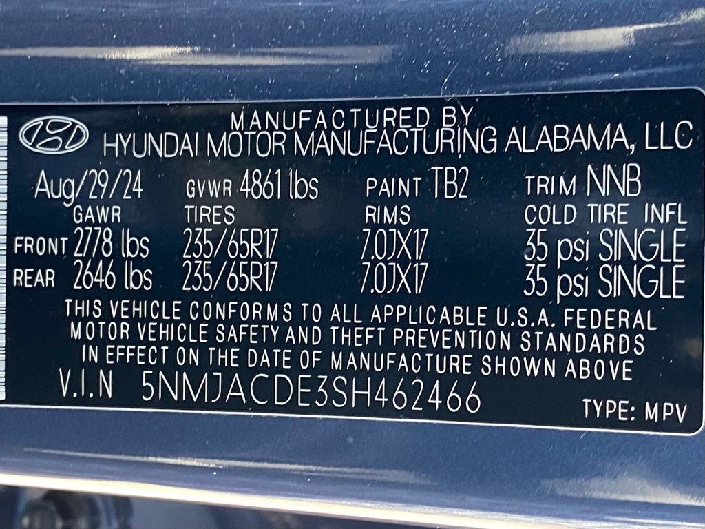 2025 Hyundai Tucson SE