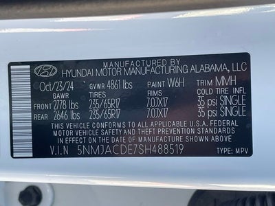 2025 Hyundai Tucson SE