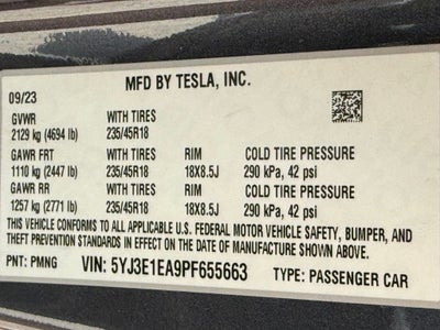 2023 Tesla Model 3 Base