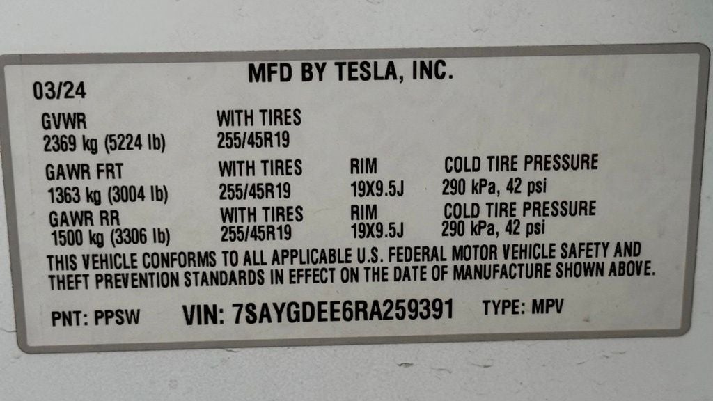 2024 Tesla Model Y Long Range CLEAN CARFAX