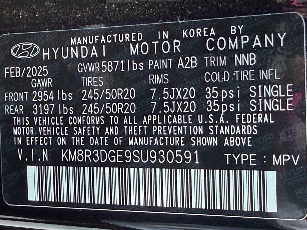 2025 Hyundai Palisade XRT - HYUNDAI CPO / AWD / CLEAN CARFAX