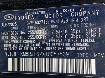 2026 Hyundai Palisade XRT Pro
