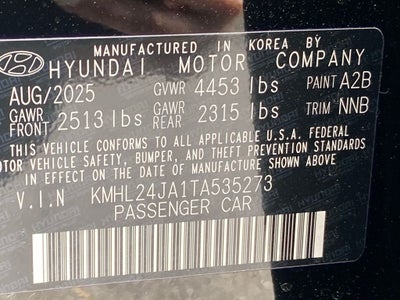 2026 Hyundai Sonata SE