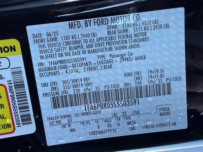 2025 Ford Mustang Dark Horse RTR UPFITTED