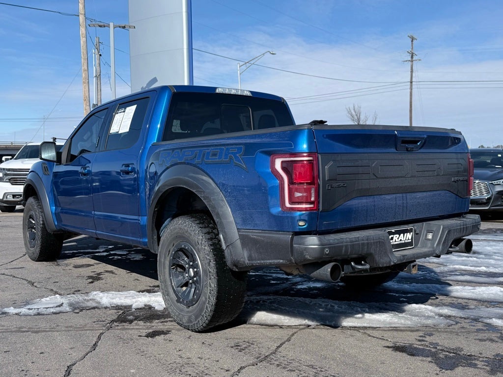 2018 Ford F-150 Raptor rapt tech pack,360 camera,stell bumper,twin moonro