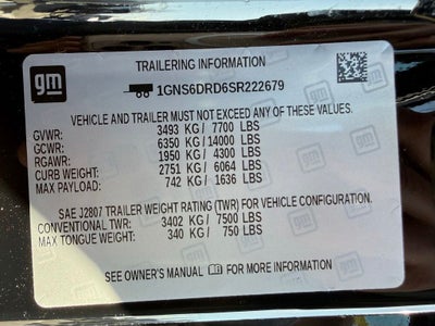 2025 Chevrolet Suburban Z71