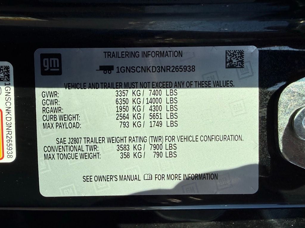 2022 Chevrolet Tahoe LT