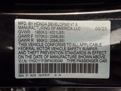 2023 Honda Accord EX