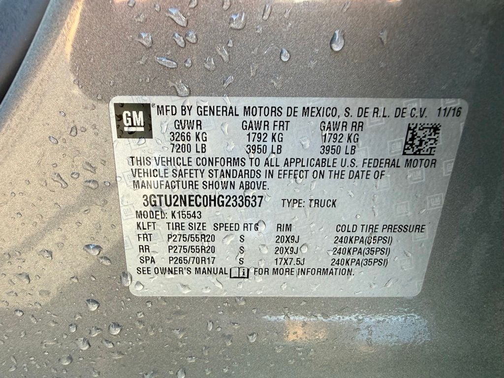 2017 GMC Sierra 1500 SLT