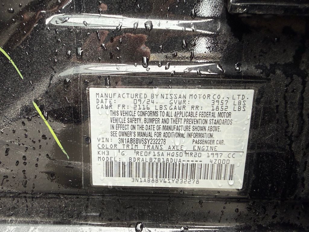 2025 Nissan Sentra S 1 OWNER CLEAN CARFAX