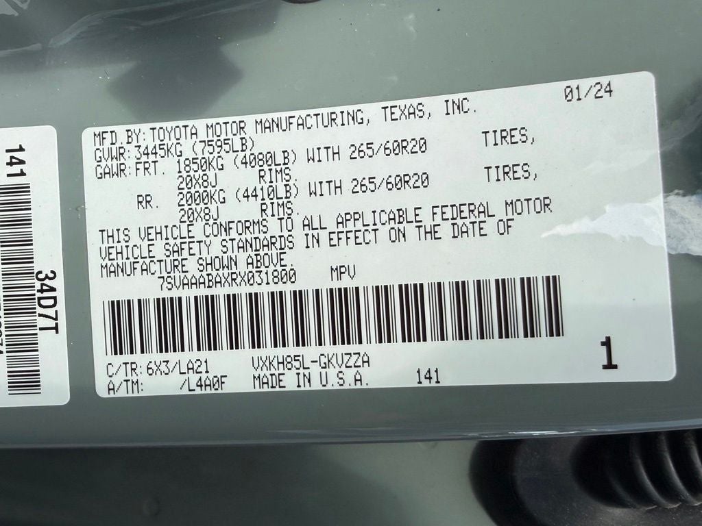 2024 Toyota Sequoia Platinum