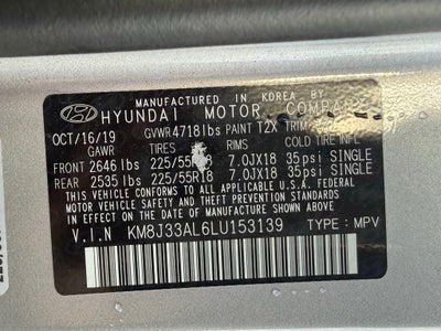 2020 Hyundai Tucson Ultimate