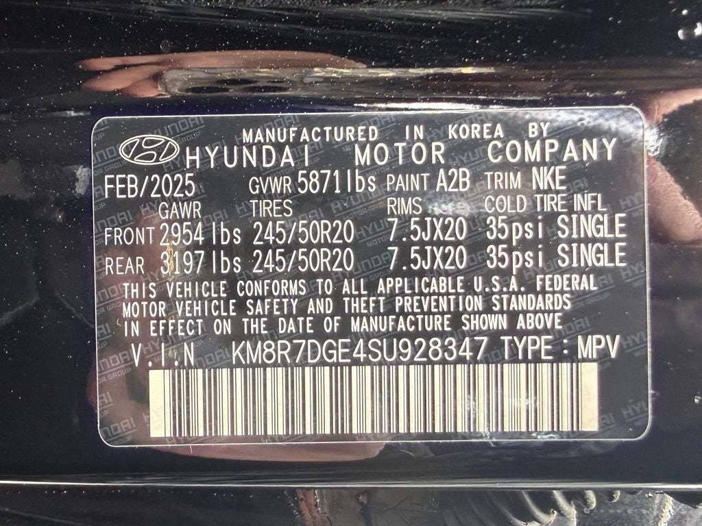 2025 Hyundai Palisade Calligraphy Night Edition