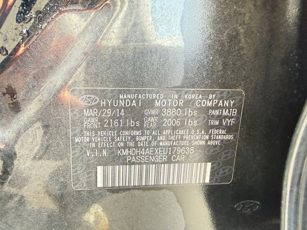 2014 Hyundai Elantra SE