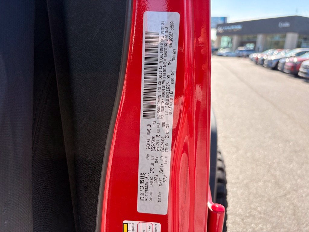 2016 Jeep Wrangler Unlimited Sport
