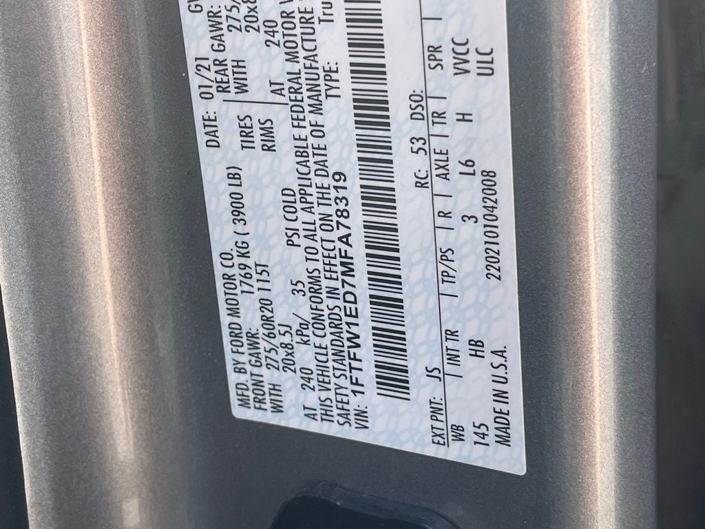 2021 Ford F-150 Lariat