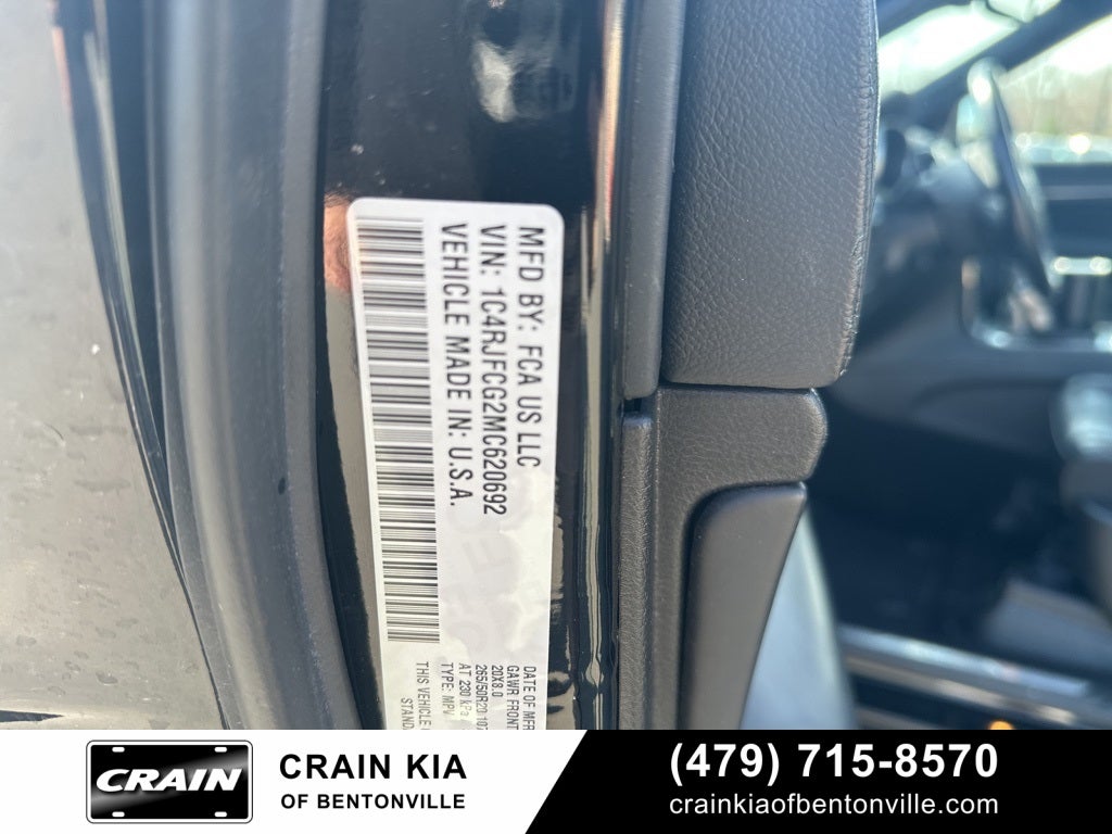 2021 Jeep Grand Cherokee High Altitude - 4WD / PANORAMIC SUNROOF / CLEAN CARFAX