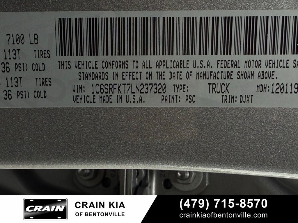 2020 RAM 1500 Limited - 4WD / PANORAMIC SUNROOF / LIFTED!