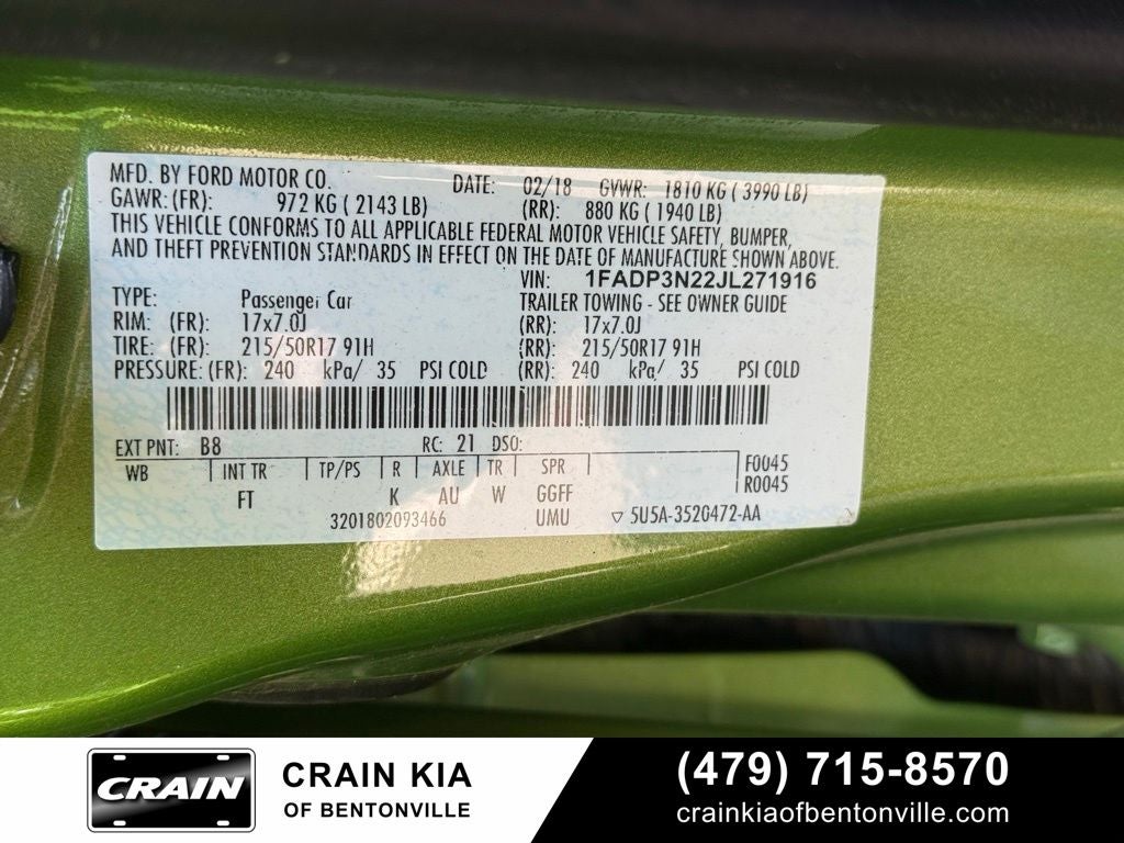 2018 Ford Focus Titanium - HATCHBACK / SUNROOF / CLEAN CARFAX / LOW MILES!