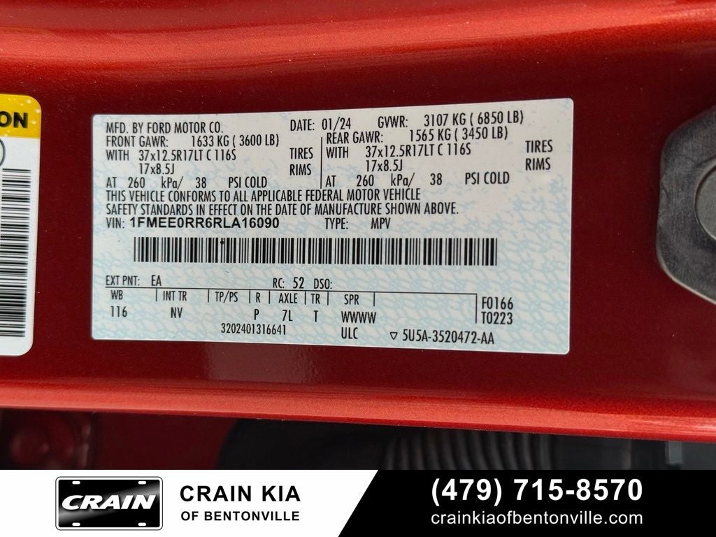 2024 Ford Bronco Raptor - 4WD / CLEAN CARFAX / ONE OWNER