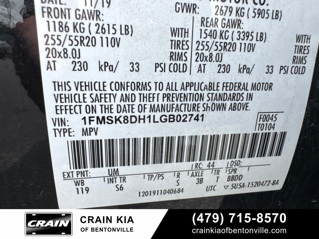 2020 Ford Explorer XLT - 4WD / PANORAMIC SUNROOF / CLEAN CARFAX